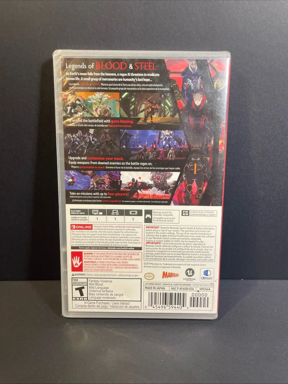 Nintendo Daemon X Machina - Red Cover sealed